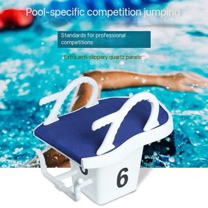 Plate-forme de démarrage et de plongée de <span class=keywords><strong>piscine</strong></span> Ovar pour la compétition Antidérapant Anti-corrosion <span class=keywords><strong>Bleu</strong></span> Garantie 2 ans - Product Image 4