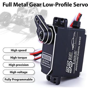 BLS4355 - Dirección Digital sin Escobillas de 55 kg, 8.4 V, 0.09 s, 1/10 para Coche RC, Engranaje Metálico Completo, BLS4355 Dirección con Engranaje Metálico de 55k - Product Image 4