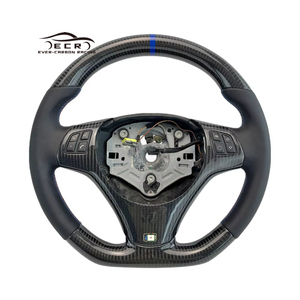 <span class=keywords><strong>Volant</strong></span> de boîte de carton de sport Ever-carbon Racing ECR Design personnalisé à fond plat en fibre de carbone pour couverture de <span class=keywords><strong>volant</strong></span> <span class=keywords><strong>BMW</strong></span> E90 - Product Image 1