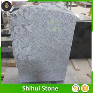 Diseño de tumba de cementerio puerta a puerta para monumentos de granito negro de China - Product Image 3