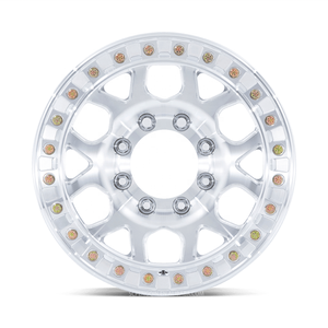 Jantes forgées ROC Custom <span class=keywords><strong>17</strong></span> pouces 9J Beadlock polies neuves 4x4 KMC 8x170/165.1 tout-terrain pour 2500 pour F250 - Product Image 3