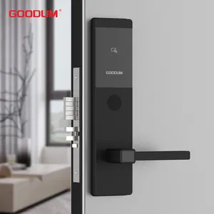 GOODUM Smart Hotel Key Card System Cerradura electrónica de puerta Tarjeta de llave de seguridad de habitación con software de gestión para hoteles