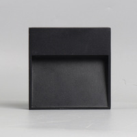 Lampes encastrées carrées miniatures étanches IP65 pour extérieur et intérieur, éclairage latéral pour escalier, lumière murale LED pour escalier