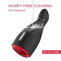Männlicher Mastur bator 5 Saugen 9 Vibrations modi Masturbation becher mit Heiz funktion