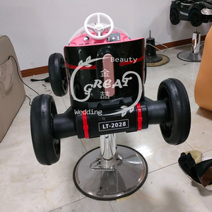 Gran FÁBRICA <span class=keywords><strong>DE</strong></span> Foshan, Venta caliente, <span class=keywords><strong>silla</strong></span> <span class=keywords><strong>de</strong></span> peluquero <span class=keywords><strong>de</strong></span> <span class=keywords><strong>coche</strong></span> para niños <span class=keywords><strong>de</strong></span> alta resistencia para niños - Product Image 5