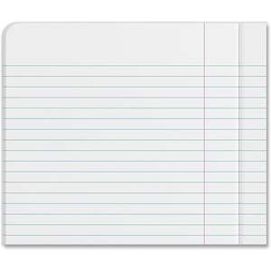 Universal 20946 White Composition Book 100 <b>Sheets</b> 6/Pack College Rule 9 3/4 X 7 1/2 <b>Leather</b> Cardboard Cover for School Use - Product Image 5