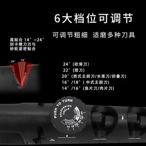 เครื่องลับมีดอเนกประสงค์ 4-in-1 แบบพกพา สำหรับใช้งานกลางแจ้ง  วัสดุทังสเตนคาร์ไบด์เซรามิก ลับคมเร็ว - Product Image 3