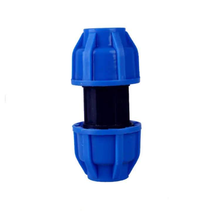 Bán Buôn Màu Xanh Đậm HDPE Nén Phù Hợp Poly Ống Phụ Kiện Adaptor Kết Nối Nhanh Chóng PE Phù Hợp Cho Thủy Lợi