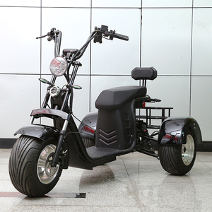 Scooter électrique à 3 roues longue portée 2000W 3000W, tricycle Citycoco Chopper certifié EEC COC, moto électrique 3 roues COC 3000w - Product Image 2