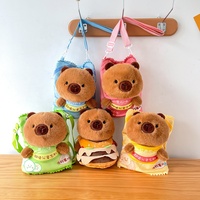 Nouvel Arrivage Sacs en Peluche Kawaii Capybara Colorés en Gros pour Enfants