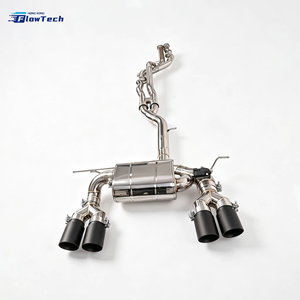 ระบบท่อไอเสีย FlowTech Professional High Performance Valvetronic Catback สำหรับ F8X F80 M3 M4 3.0T S55 ผลิตจากสแตนเลสสตีลแบบกระจกเงา - Product Image 2