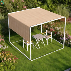 Toldo de aluminio <span class=keywords><strong>para</strong></span> exteriores ANCSEM, tipo cassette completo, impermeable, con protección UV, <span class=keywords><strong>para</strong></span> patio, jardín, balcón o terraza. - Product Image 2
