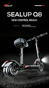 สกู๊ตเตอร์ไฟฟ้า <span class=keywords><strong>SEALUP</strong></span> Q8 รุ่นใหม่ ปี 2026 สำหรับผู้ใหญ่ พับได้ 36V 48V ปลดล็อคด้วย NFC หน้าจอ LED เบรกไฮดรอลิก แอปดิจิทัลอัจฉริยะ - Product Image 2