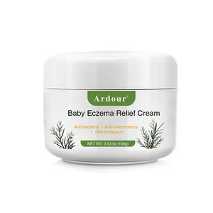 Crème de soulagement de l'eczéma <span class=keywords><strong>pour</strong></span> bébé, formule à base de plantes entièrement naturelle <span class=keywords><strong>pour</strong></span> une protection cutanée sûre et apaisante contre les éruptions cutanées, - Product Image 1