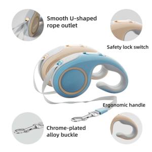 Correa Retráctil Automática para Perros de 3M/5M, con Mango Antideslizante, Ecológica y Sostenible - Product Image 4