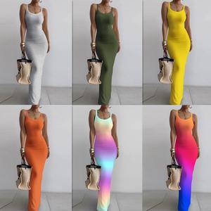 Inventario al por mayor usado casual suelto <span class=keywords><strong>vestidos</strong></span> estampados lote mixto al por mayor envío aleatorio - Product Image 4
