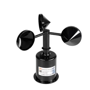 RK100-02 Hall Effect Three Cups Type Plastic Wind Speed Anemometer Sensor for Weather Station