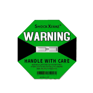 Etiqueta a prueba de golpes, indicador de impacto, etiquetas de advertencia de impacto de cristal autoadhesivas personalizadas de una generación, pegatinas de acrílico PET para monitoreo de transporte, rasca y ve - Product Image 1