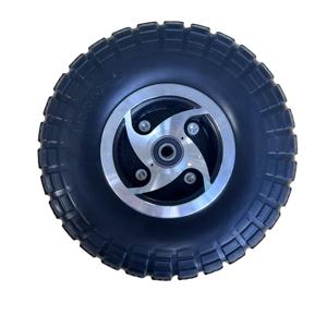 Nouveau 10 pouces 4.10/3.50 <span class=keywords><strong>Roues</strong></span> libres plates avec jante en alliage d'<span class=keywords><strong>aluminium</strong></span> pour chariot à main de <span class=keywords><strong>brouette</strong></span> - Product Image 3