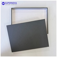 Boîte cadeau en papier artistique gravable au laser, logo personnalisé vierge pour emballage promotionnel et événements d'entreprise