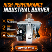 Quemador de Combustible Diésel Industrial Alternativo RL50, 500,000 Kcal, Máquina de Combustión de Combustible Ligero de Dos Etapas para Calefacción y Secado