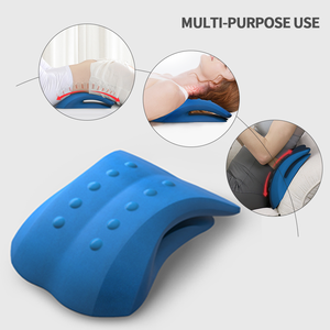 Coussin de soutien lombaire en mousse PU, correcteur de posture, étireur lombaire, repose-nuque, oreiller de traction cervicale - Product Image 2