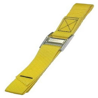 Correa de Tela CanvascraftWS04 Strap-It Amarilla de 4 Pies con Diseño Ligero y Logotipo Amarillo Altamente Reconocible