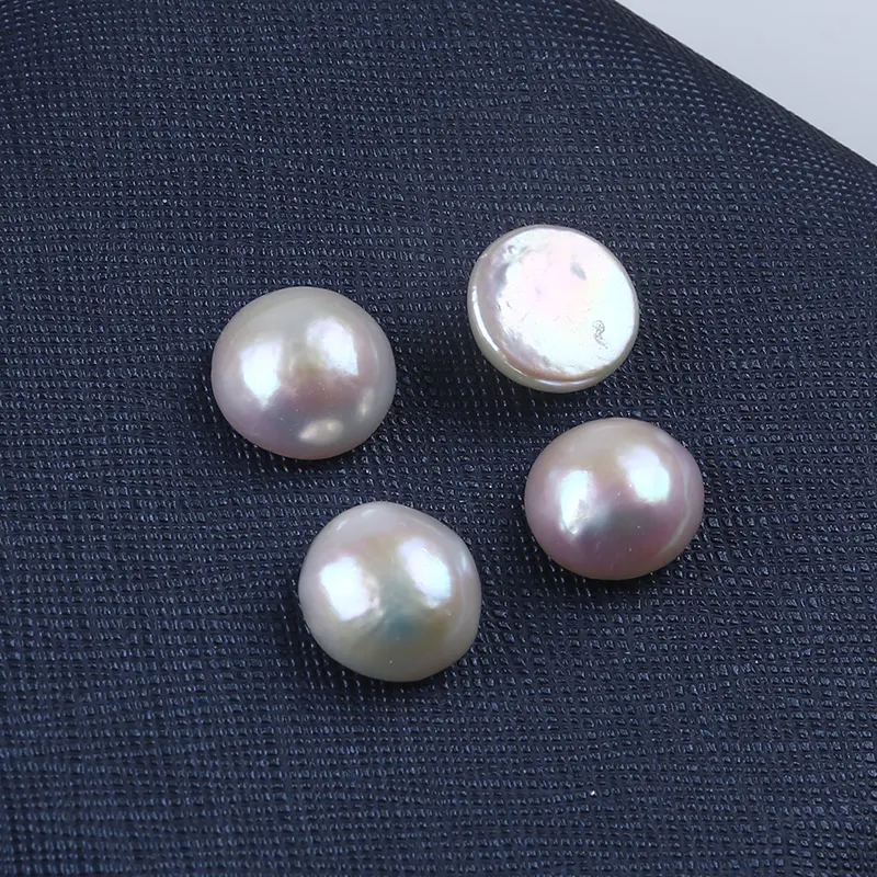 11-13mm kultivierte weiße Farbe Brotform Runde Süßwasser Mabe Pearl Loose Bead