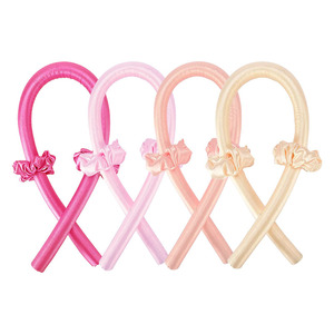 <span class=keywords><strong>Abeis</strong></span> Hair Kit de bigoudis sans chaleur en forme de bandeau pour boucles, rouleaux en soie colorés 100*2.7cm - Product Image 2