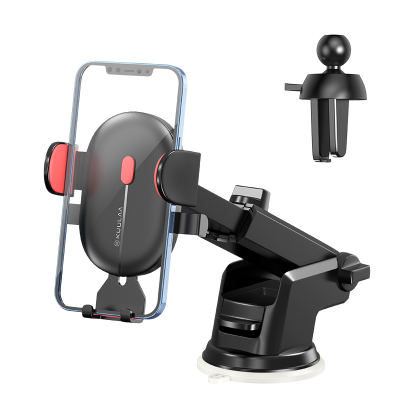 Универсальный двухступенчатый Телескопический многофункциональный автомобильный держатель KUULAA с поворотом на 360 градусов