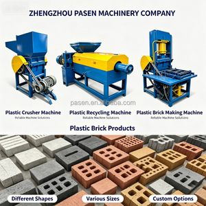 Macchina Industriale per Mattoni in Fibra di Cocco, Linea di Produzione Mattoni in Plastica, Macchina per Mattoni in Polvere Minerale per Fabbriche di Mattoni - Product Image 6