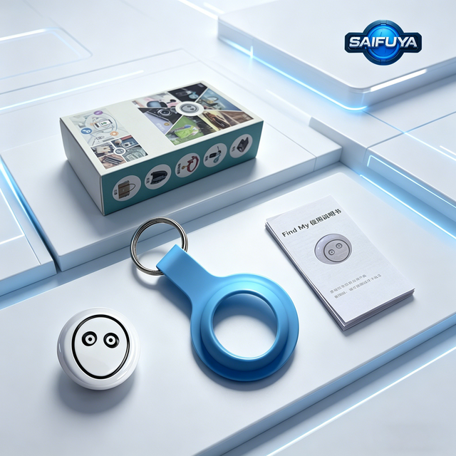 Mini Wireless Tag Apple Find My Android App | 4G LTE Enabled PC Compatible Smart Bluetooth Item Tracker Global Crowd-Finding