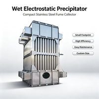 Precipitador Electrostático Húmedo (WESP) de Cámara Vertical para la Eliminación de Aerosoles Finos en Hornos de Fibra de Vidrio