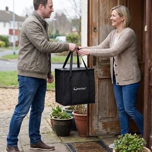 Bolsa Térmica Negra Personalizada de Alta Calidad para Repartidores de Comida, <span class=keywords><strong>Pizza</strong></span>, <span class=keywords><strong>Glovo</strong></span>, para Ropa - Product Image 2