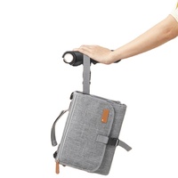 Sac suspendu multifonctionnel de grande capacité pour poussette Tapis à langer portable et imperméable pour bébé Tapis à langer à la mode