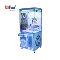 Machine à griffes d'arcade commerciale personnalisée Lifun pour jouets en peluche pour enfants, avec fonction de capture de poupées et de cadeaux, et accepteur de pièces et de billets