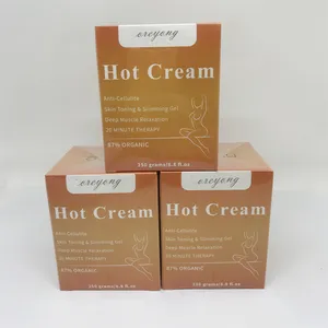 Private Label Cellulite Straffende Körperfett verbrennung Gebäude Massage Gewichts verlust Shaping Taille Bauch Hot Slim Slimming Cream