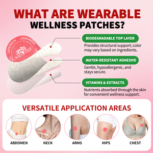 Solotree 30 đếm hỗ trợ lành mạnh Libido transdermal các bản vá lỗi nhãn hiệu riêng hormone cân bằng hỗ trợ tình yêu các bản vá lỗi cho nam giới và phụ nữ - Product Image 5