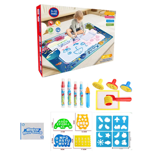 Kreative Magische Wasser-Zeichenleinwand Zeichenspielzeug Großformat Weihnachtsgeschenk für Kinder Wasser-Doodle-Matte - Product Image 3