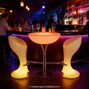 Mesa de <span class=keywords><strong>Bar</strong></span> LED Impermeable para el Hogar, <span class=keywords><strong>Bar</strong></span>, Bodas, Hoteles, Centros Comerciales o Eventos, Mesa de <span class=keywords><strong>Bar</strong></span> Luminosa para Fiestas y Eventos al Aire Libre - Product Image 1