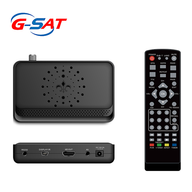 Smart Digital 1080P MINI DVB-T2 Satellite TV Decoder Tuner FTA Set-top Box Receiver