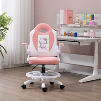 Nouvelle chaise de jeu rose ergonomique à hauteur réglable pour enfants bureau d'étude de lecture et d'écriture Table d'étude pour enfants meubles pour enfants
