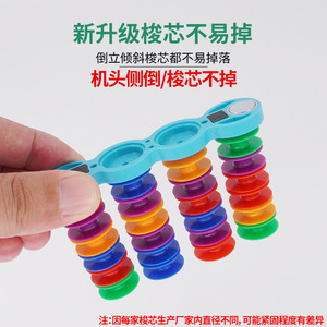 Support de bobine de machine à coudre en silicone vert magnétique pour outils d'usine de confection - Product Image 4