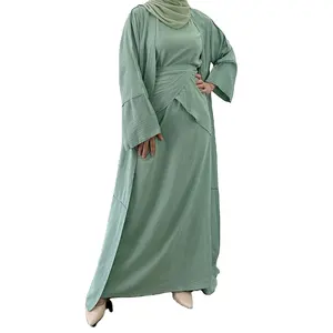 Set 3 potong desain terbaru serbaguna untuk wanita pakaian Islami Dubai baju Muslim abaya modern