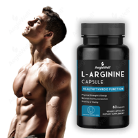 AegleWell L-Arginine en Capsules Végétales Biologiques – Soutient les Niveaux d'Énergie et la Santé Thyroïdienne – 60 Capsules – Complément Alimentaire pour Hommes