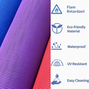 Starunk kain jala berlapis PVC, kain jala berlapis tinggi 1x1 untuk kursi pantai luar ruangan - Product Image 3