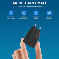 Adaptateur de charge rapide PD Type-C 25W, prise EU, chargeur mural avec câble USB-C pour Samsung Galaxy Smart Watch