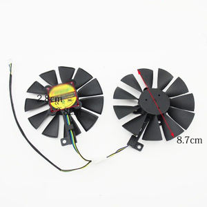 87mm FDC10U12S9-C EX-<span class=keywords><strong>RX570</strong></span> GTX 1060 <span class=keywords><strong>1070</strong></span> DOUBLE Ventilateur De Refroidissement Du GPU Pour <span class=keywords><strong>RX570</strong></span> 8G 4G Vidéo Carte Graphique Ventilateur De Refroidissement - Product Image 2