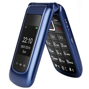 Téléphone portable à double écran 380d 2,4 pouces et 1,77 pouces, gros boutons, SOS, 4G, téléphone à clapet 4G - Product Image 1