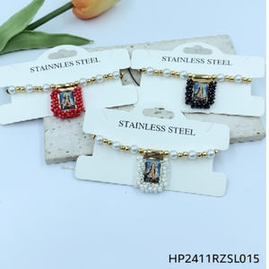 Set di gioielli da donna fatti a mano bracciale collana abbinata placcato oro accessori da sposa perla per feste abbigliamento Casual Idea regalo - Product Image 1